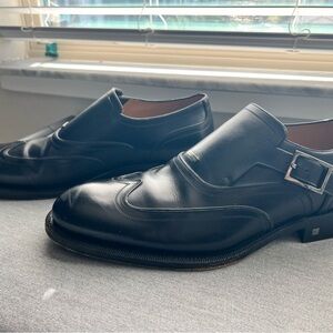 Louis Vuitton Black Leather Loafers